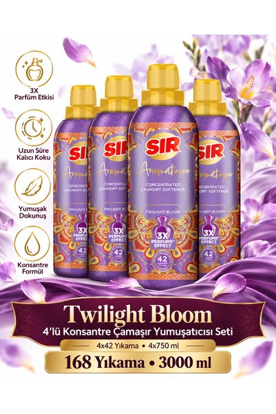 Sır Aromatique Konsantre Çamaşır Yumuşatıcısı Twilight Bloom 3x Parfüm Etkisi...