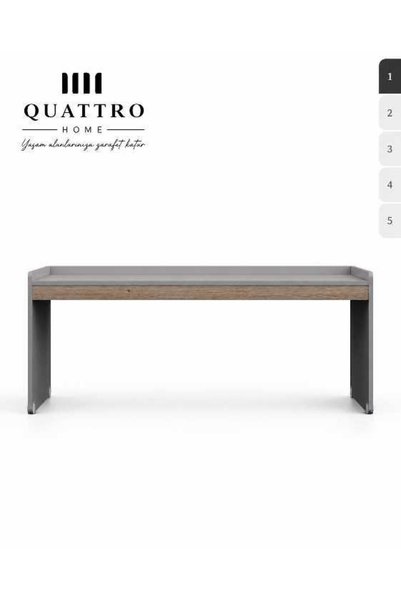 QUATTRO HOME Craft Compact Geniş Çalışma Masası-çocuk ve genç odalarında daha rahat, düzenli ve kullanışlı bir çalışma alanı oluşturmak için tasarlanmıştır