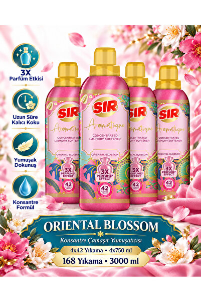 Sır Aromatique Konsantre Çamaşır Yumuşatıcısı Oriental Blossom 3x Parfüm Etki...