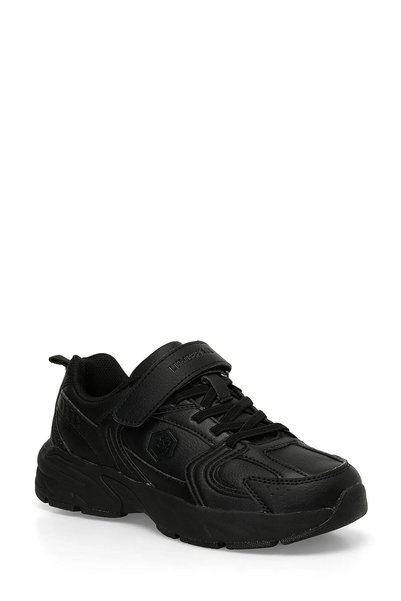 lumberjack Pol Pu Jr Black-Black Boy's Sneakers