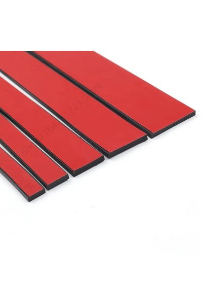 Choice5 10mm 3mm 50CM Red 3/5mm Thickness Black Rubber Strips 50cm High Tempe...