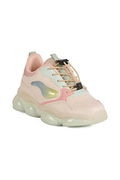 pepino Fk25-2054 Cream-Powder-Green Girls' Sports Shoes