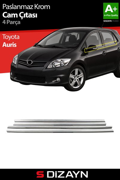 S Dizayn S-Dizayn Toyota Auris Krom Cam Çıtası 4 Prç. 2007-2012 7501060