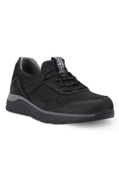 Forelli 46002 Cedrıc-G Pantofi pentru bărbați din piele naturală din nubuc negru