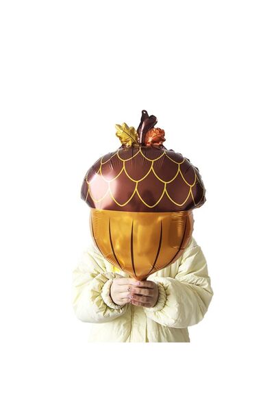 partidolu Autumn Acorn Meşe Palamudu Folyo Balon 57x38 cm Hawaian
