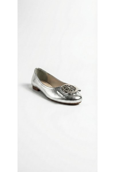Ustalar Ayakkabı Çanta Silver Women's Ballerinas 461.73