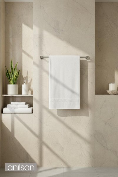 Anılsan Set de 4 prosoape grecești 100% bumbac - 2 prosoape de mână 50x90 și 2 prosoape de baie 70x140