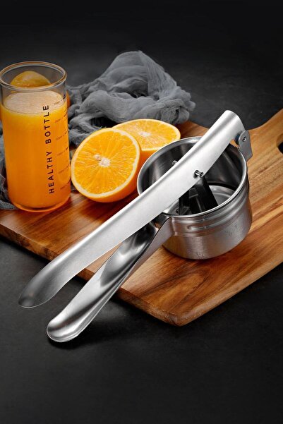 Generic Brand Steel 9 cm diameter Potato Masher Puree Maker Juicer Press cin787