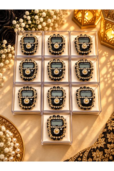 lenagiftworkshop 10 Pieces Black Mica Boxed (Mevlit-Circumcision-Hajj-Umrah) ...