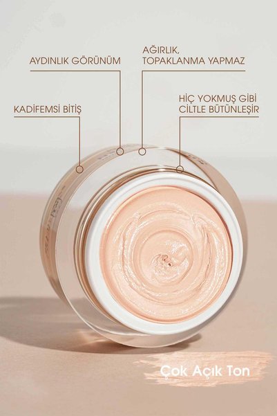Herbaderm Flawless Skin Primer, Foundation, Concealer Very Light Tone