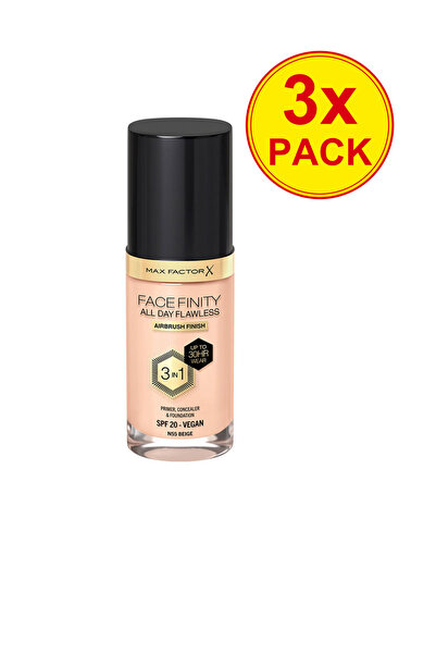 Max Factor 3x PACK Facefinity 3 in 1 - Primer, Concealer and Foundation # 55-...