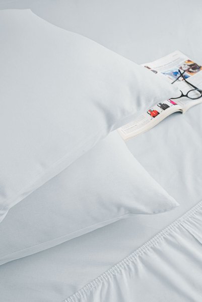Elart Basic Elastic Sheet Set Single Size 100X200+28 Blue