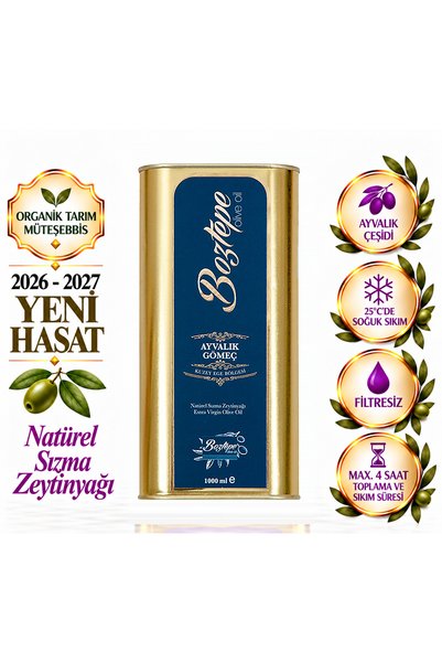 Boztepe 1 LT Natürel Sızma Zeytinyağı (2026-2027) – Soğuk Sıkım, Filtresiz