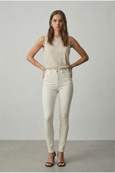 HerTon Women's High Waist Skinny Jean Pants – Flexible and Form-Fitting