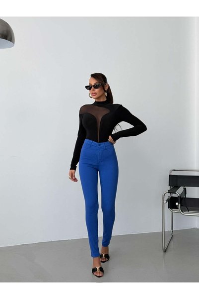 HerTon Women's High Waist Skinny Jean Pants – Flexible and Form-Fitting