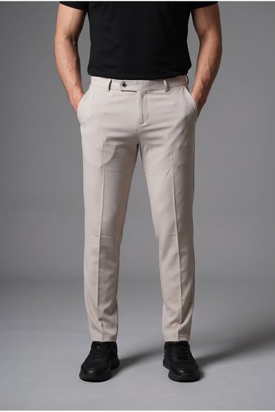 BASEL.CO A Kalite Likralı Slim Fit Kumaş Pantolon