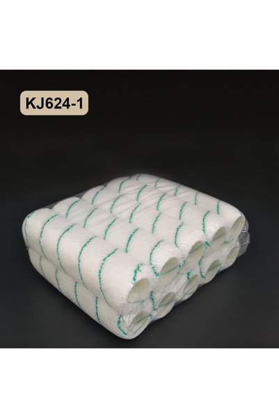 Choice WHITE 10PCS 9-inch X 1.5' Woven Microfiber Cage Paint Roller with Medi...