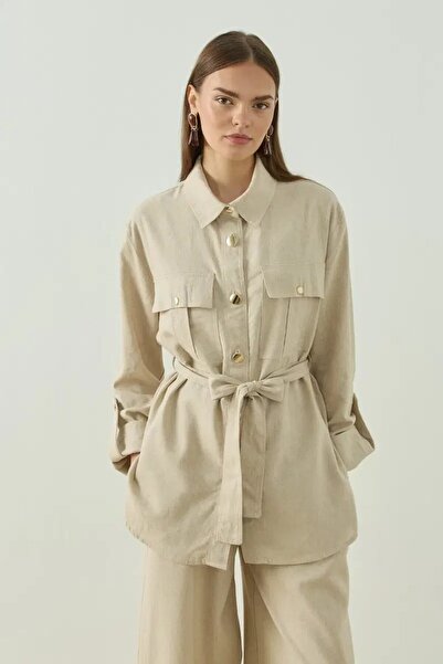 QANU Bianca Pant Suit Beige