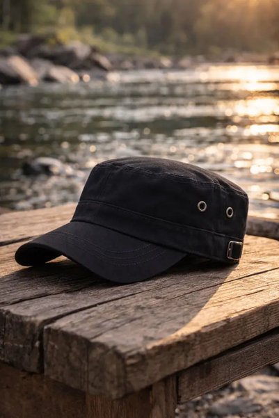 Didaly Arkadan Ayarlanabilir, Katlanabilir ve Kolay Taşınır Günlük ve Outdoor Kullanıma Uygun Askeri Model Castro Avcı / Kampcı Şapkası