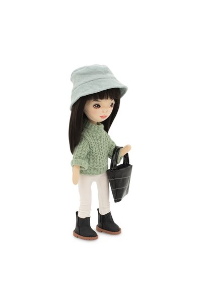 Orange Toys Lilu în Pulover Verde – Păpușă de Pluș Premium Sweet Sisters (32 cm)