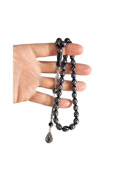 leblebi tesbih Engraved Russian Stone Prayer Beads Lt1343