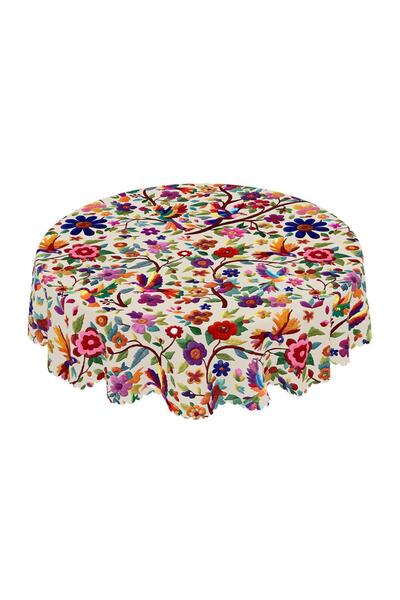 Choice4 Round(180)Cm Ww003 1 Piece Mexican-Style Tablecloth, Cinco De Mayo Pa...