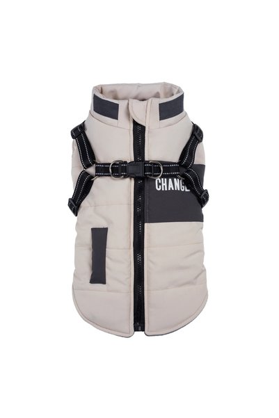 Choice10 XXL W Dog Coats Wind Breaker with Dual D Leash Vest Dog Jacket Warm ...