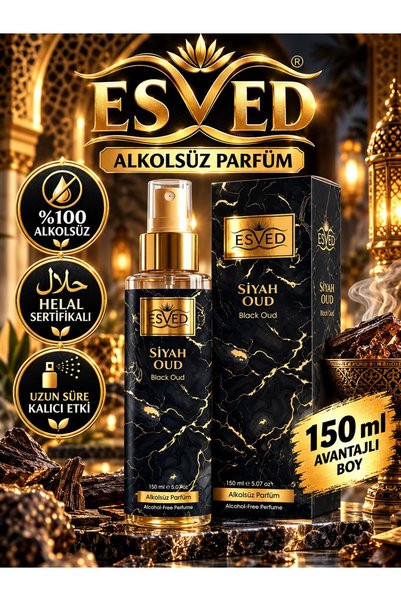 ESVED Siyah Oud Kokusu Alkolsüz Parfüm 150 ml.