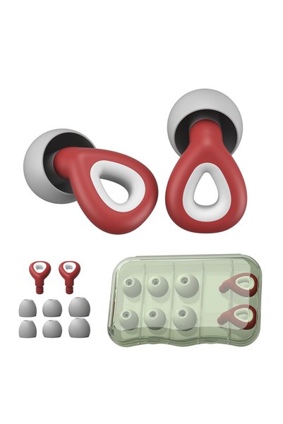 Choice مجموعة واحدة من سدادات الأذن الحمراء للنوم Tapones Para Dormir لتقليل ...