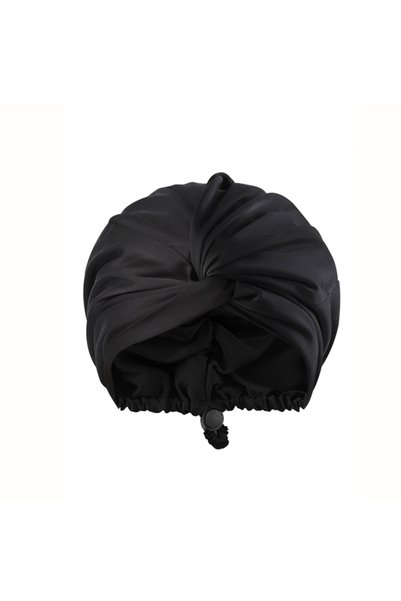 Choice16 6 Women Satin Solid Sleeping Hat Night Sleep Cap for Women Shower Ca...