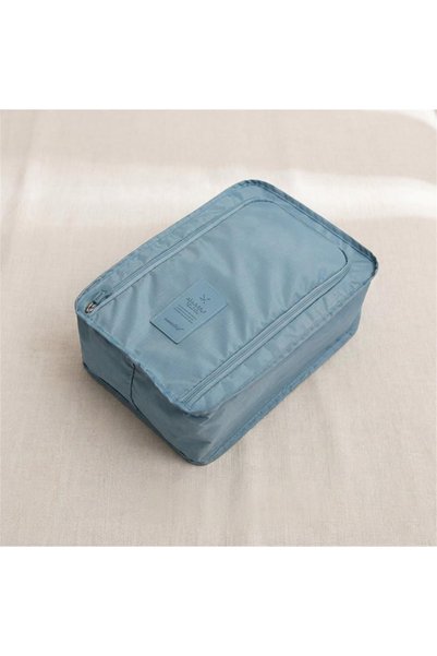 choice2 Dark Blue Portable Travel Shoe Organizer Bag Multifunctional Storage ...