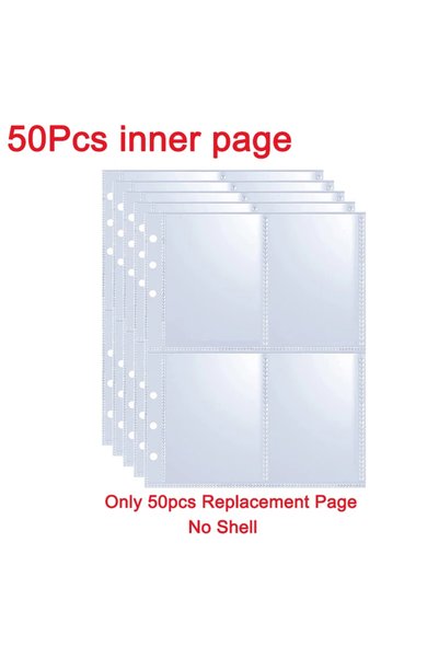 Choice 50 صفحة بدون غلاف، 25 صفحة (4 شبكات)، بطاقة صور A5، مجلد، ألبومات صور ...