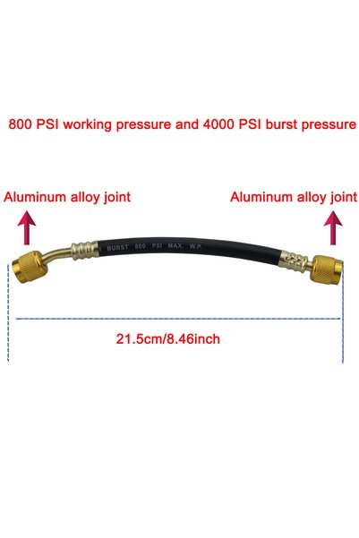 choice2 JFB61-AL Car condensation hose coolant refill tool 21.5cm 1/4in SAE c...