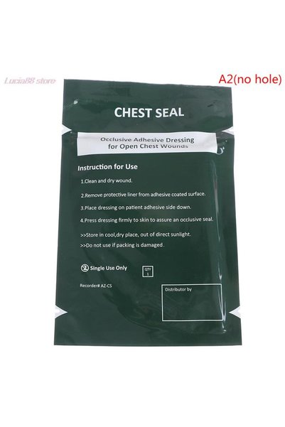 Choice -A2 1pc North American Rescue Hyfin Chest Seal Medical Chest Seal Vent...