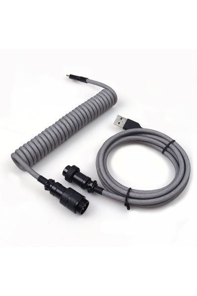 Choice كابل D27 LANO USB A إلى Type C بطول 1.5 متر للوحة مفاتيح الألعاب الميك...