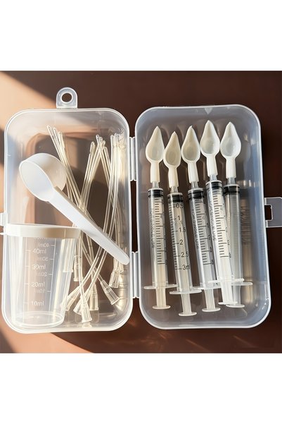 Choice 1set Bird medication feeding kit in a box, 10 feeding tubes, 5 syringe...