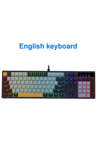 Choice لوحة مفاتيح الألعاب الميكانيكية السلكية Red Switch Z14RGB-GB E-YOOSO Z...
