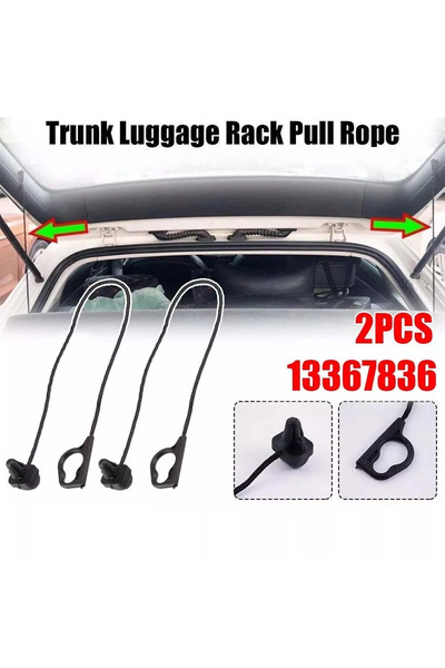 Choice 2xParcel Shelf String Cord Straps For Opel for Vauxhall Corsa D 5Door ...