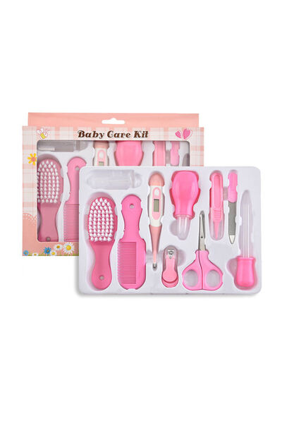 Choice Pink 10PCS/Set Baby Health Care Kit Kids Nail Hair Health Care Thermom...