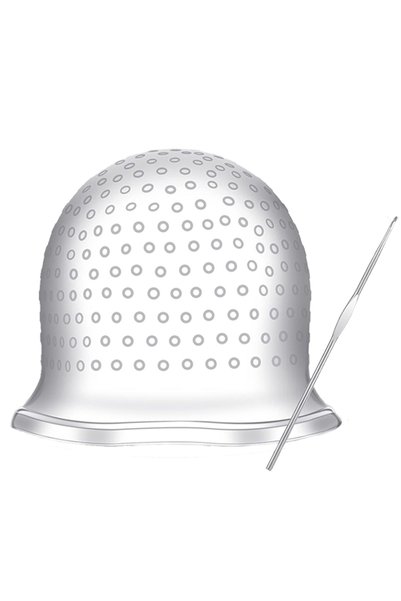 Choice3 dye hat-1pack Hair Highlighting Kit, Silicone Highlight Cap Pull Thro...