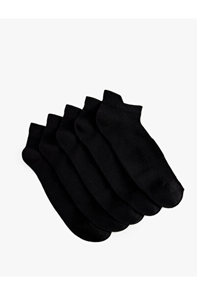 Koton Set de 5 șosete sport din bumbac de bază