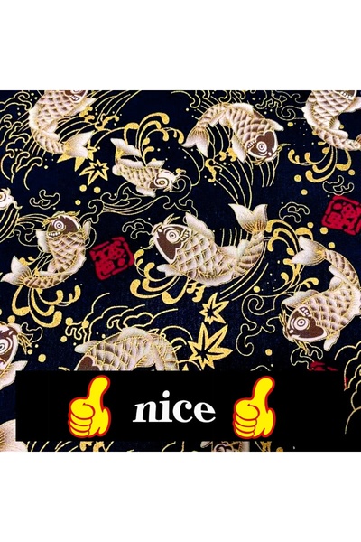 Choice ملصق سيارة داخلي من القطن بتصميم ياباني من Koi JDM، مقاس 50*150 سم، شر...