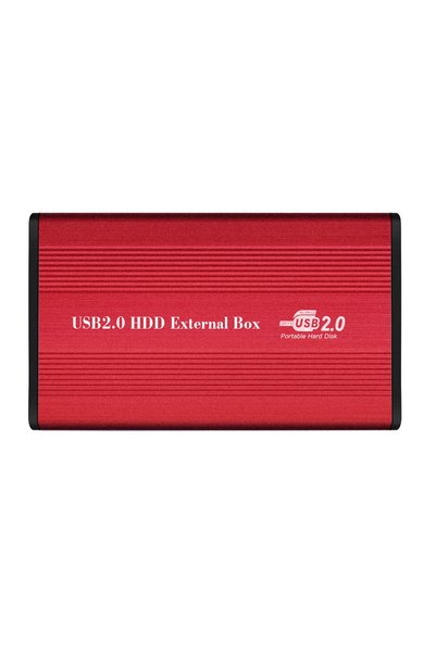 choice2 Red USB2.0 to IDE Hard Disk Case 2.5'' IDE HDD Enclosure Hard Disk Bo...