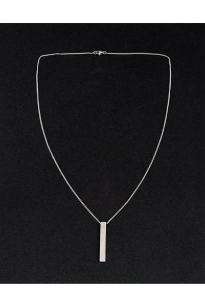 No Future Steel Bar Necklace Ft2267Gm