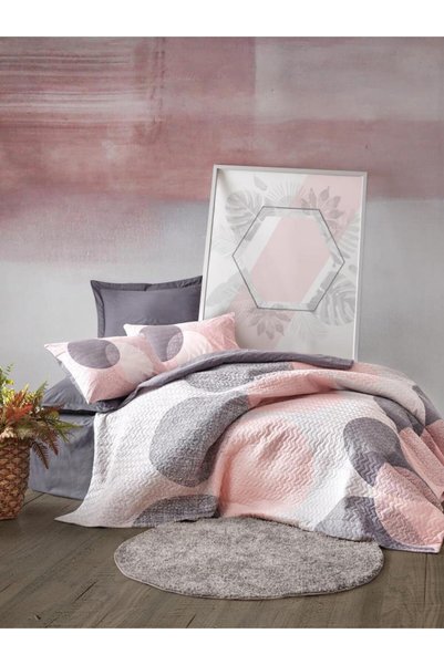 Cotton Box Double Complete Set Leron Gray