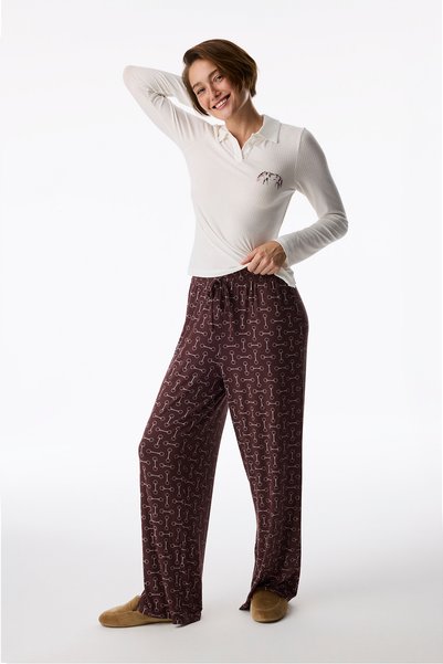 Penti Riding Club Striped Trousers Long Sleeve Pajama Set