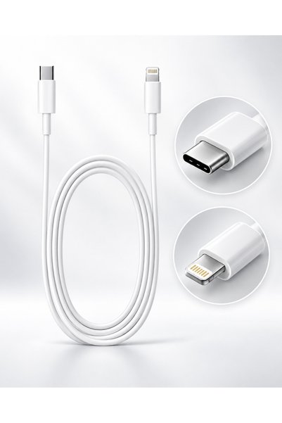 Primo Plus كابل شحن بيانات USB Type C إلى Lightning باللون الأبيض