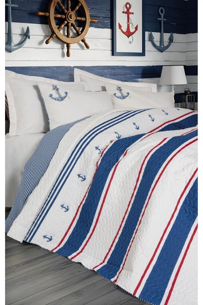 Cotton Box Maritime Tek Kişilik Complete Set Brine Ekru