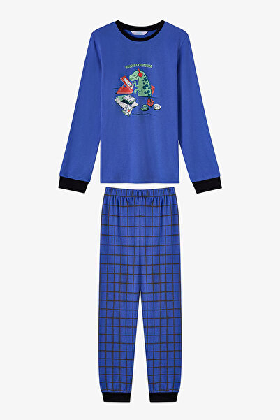 Penti Boy's Saks Pen Pals Long Sleeve Pajama Set