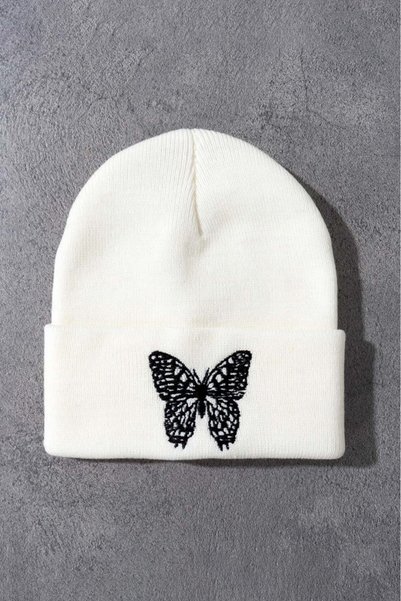 Super Rare Butterfly Unisex Beanie Ft2078Ek